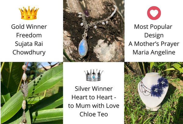 Winners of Fashion Jewellery for Freedom Jewellery Competition